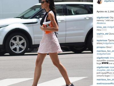 Όλγα Φαρμάκη: Η ρετρό φωτογράφιση με μαγ...