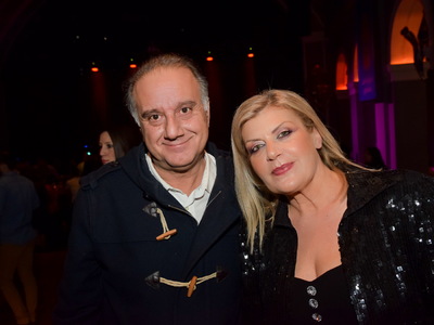 Νατάσα Τραγουστή και Κυριάκος Κορτέσης.