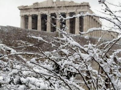 Η Αθήνα έβαλε τα...άσπρα της- ΔΕΙΤΕ ΦΩΤΌ
