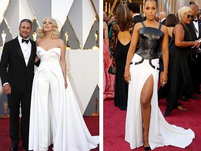 Lady Gaga με Brandon Maxwell και Κέρι Ου...