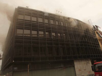 Δείτε βίντεο από τη φωτιά στο Υπουργείο ...