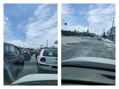 Πάτρα: Έργα και... μποτιλιάρισμα στην εί...