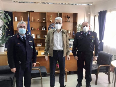 Ο Άγγελος Τσιγκρής στην Αστυνομική Διεύθ...