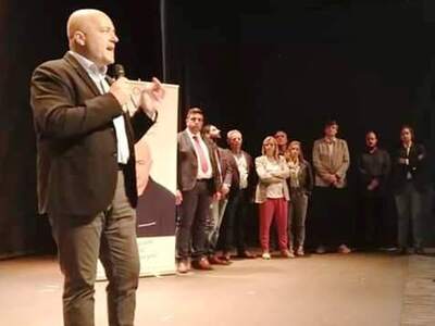 Η προεκλογική συγκέντρωση στην Πάτρα του...