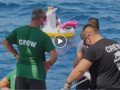 Διάσωση τρίχρονου παιδιού από Ferry boat...