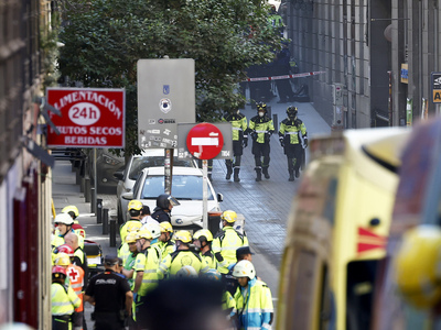 Ισπανία: Κατέρρευσε κτίριο στο κέντρο της Μαδρίτης
