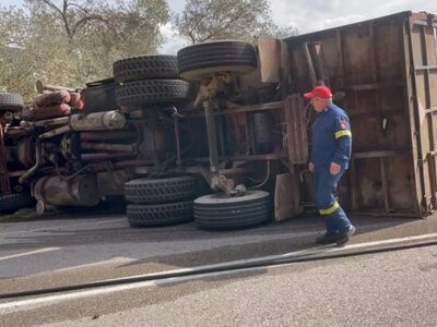 Τραγωδία από ανατροπή φορτηγού κοντά στη...