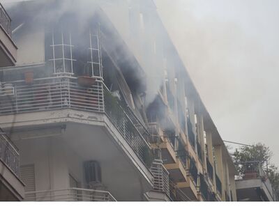 Φωτιά σε διαμέρισμα, στο Παγκράτι 