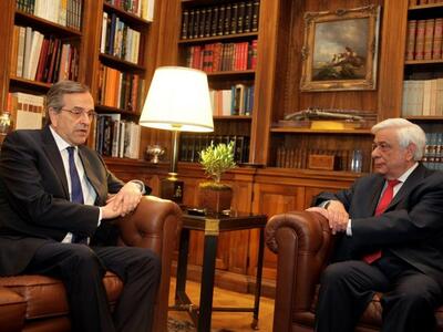 Στον Πρόεδρο ο Αντώνης Σαμαράς: «H παραμ...