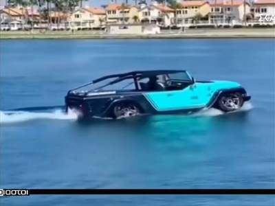 Αυτοκίνητο και σκάφος 2 σε 1!