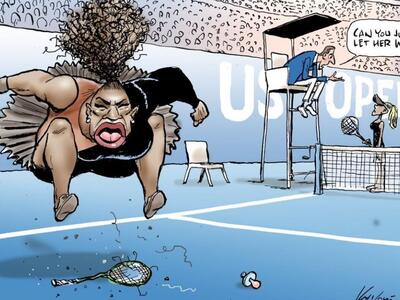 Σάλος με σκίτσο για την Σερένα Ουίλιαμς(...