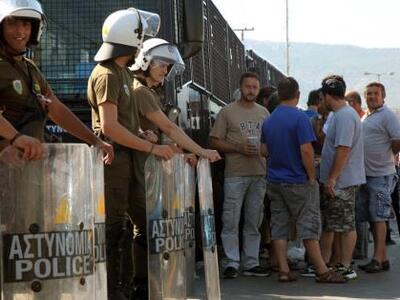 Έκκρυθμη η κατάσταση έξω από την Χαλυβου...