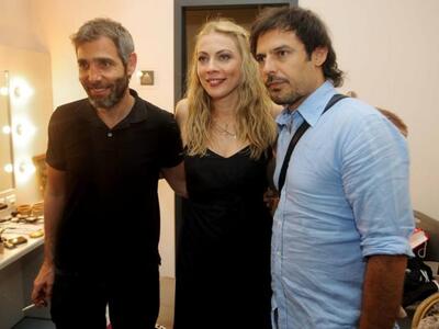 Θοδωρής Αθερίδης, Σμαράγδα Καρύδη, Κωνστ...