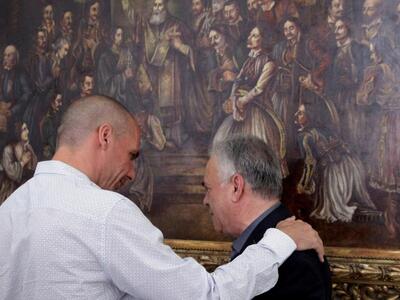 Βαρουφάκης - Δραγασάκης σε συζήτηση...μυ...