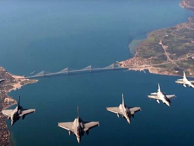 Τα Rafale «φρουροί» της Γέφυρας Ρίου- Αντιρρίου 