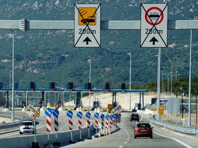 Ιόνια Οδός: 42.800 αυτοκίνητα πέρασαν το...