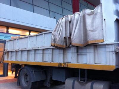 Η αποστολή από τον δήμο Πατρέων, ειδών π...