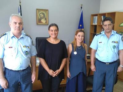 Εθιμοτυπική επίσκεψη της συντονίστριας τ...