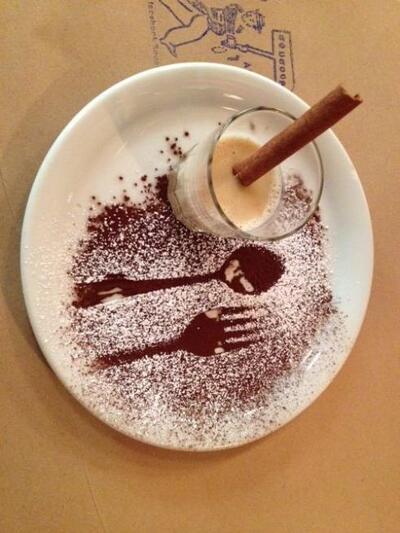 Πανακοτα αρωματισμενη με μοκα και κανελα