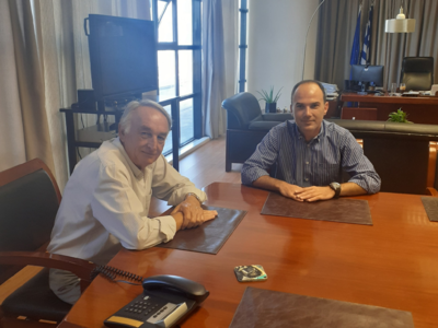 Σύσκεψη εργασίας του Λ. Δημητρογιάννη με...