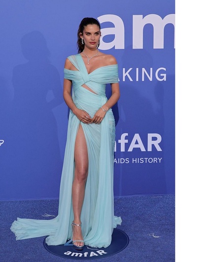 Σάρα Σαμπάιο με Ζuhair Murad