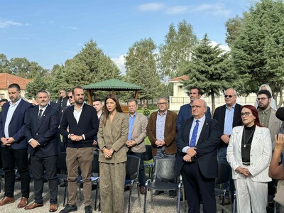 Η Σοφία Ζαχαράκη στο Μεσολόγγι για τα εγ...