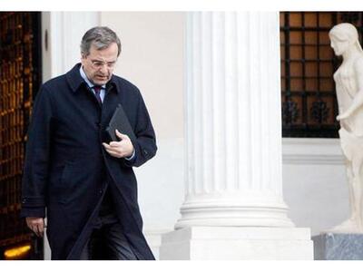 Συνάντηση Σαμαρά -  Θοδωράκη