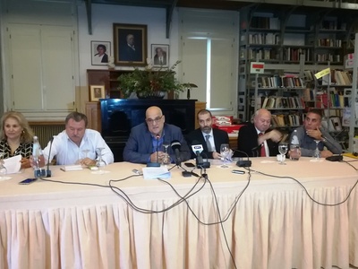 Στιγμιότυπο από τη συνέντευξη Τύπου 