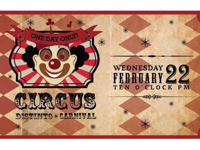 Circus @ Distinto: Απόψε, ένα καρναβαλικ...