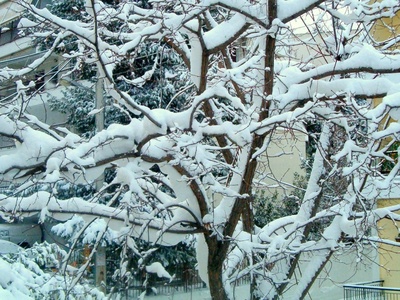 25η Μαρτίου και χιονίζει στην Αθήνα- ΒΙΝΤΕΟ