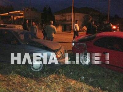 Hλεία: Τροχαίο με εκτροπή οχήματος στο Ανεμοχώρι