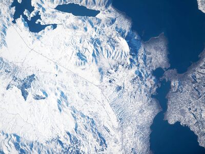 Γερμανός αστροναύτης φωτογραφίζει τη χιο...