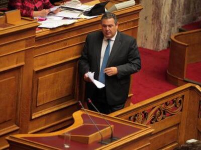 Βουλή: Εισήγηση για άρση ασυλίας του Π. Καμμένου 