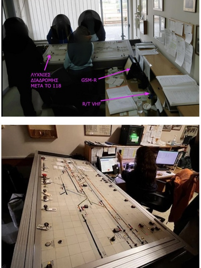 Οι θέσεις των σταθμαρχών όταν χειρίζοντα...