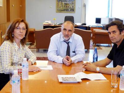 Συνάντηση Σοφίας Γιαννακά με τον Υφυπουρ...