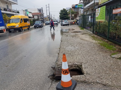 Επικίνδυνες καταστάσεις με καπάκια φρεατ...