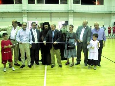 Το  κλειστό γυμναστήριο της Κ. Αχαϊας εγ...