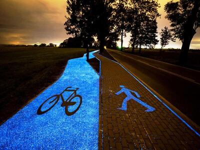 Ποδηλατόδρομος λαμπυρίζει τη νύχτα!