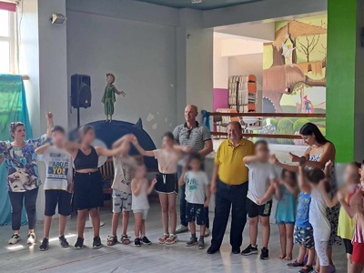 Ο Δήμαρχος Αιγιαλείας Δημήτρης Καλογερόπ...