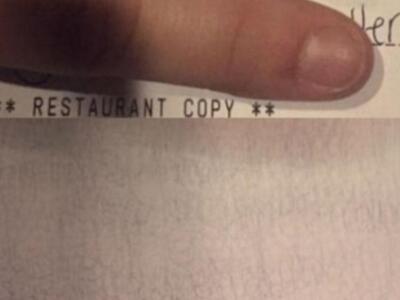 Το γράμμα της σερβιτόρας στο facebook έγ...