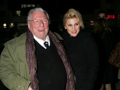 Ο Κώστας Βουτσάς με την κόρη του 