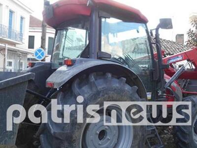 Ηλεία: Έκρυψαν το κλεμμένο τρακτέρ στο δ...