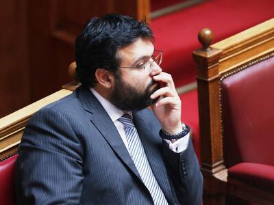 Ο υφυπουργός Αθλητισμού Γιώργος Βασιλειά...