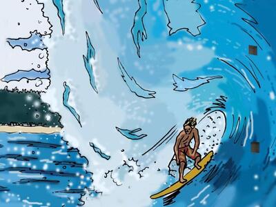 Τοιχογραφία σto 7o σχολείο της Πάτρας