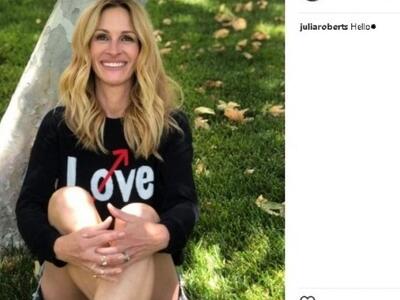 Η Τζούλια Ρόμπερτς ενέδωσε στο Instagram