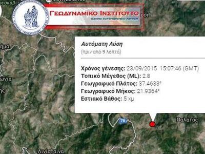 Σεισμός "κούνησε" την Ανδρίτσα...