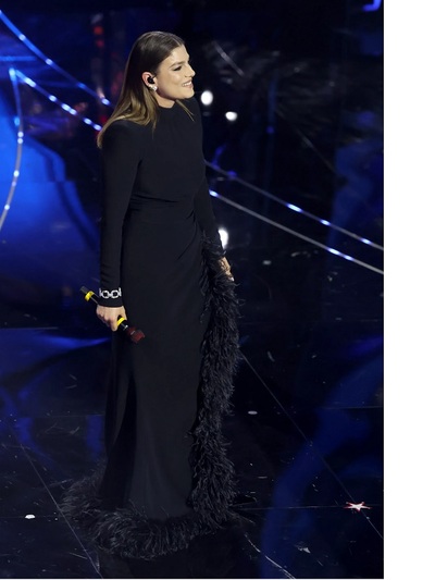 Eμμα Μορόνε με Alessandra Rich
