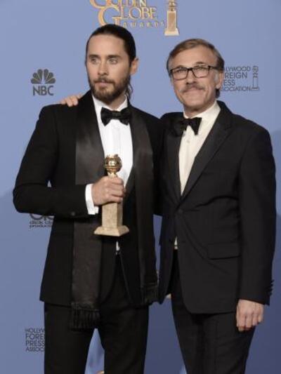 O Tζάρετ Λέτο με τον περσινό νικητή της ...