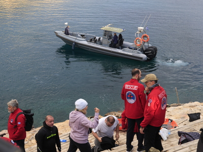 Εντοπίστηκε και απεγκλωβίστηκε δύτης που...