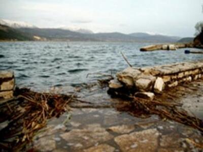 Ιωάννινα: Ξεχειλίζει η ιστορική λίμνη